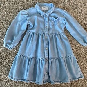 Old Navy Toddler Denim Dress 5T